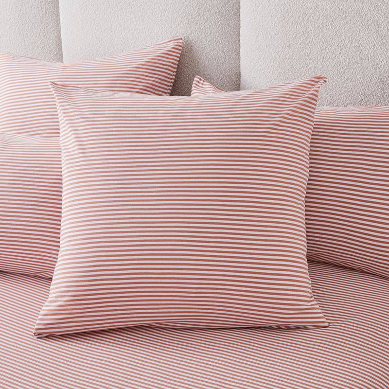 Ultra Soft Jersey Clay Stripe Pillowcases