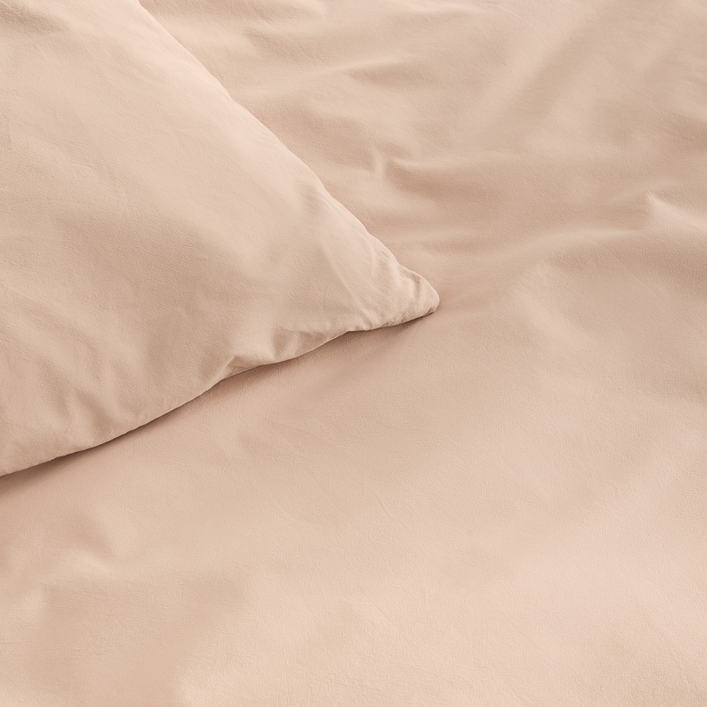 Stonewashed Cotton Mocha Quilt Cover Separates | Adairs