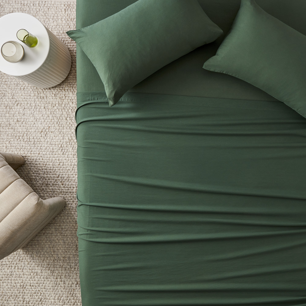 Microplush Pine Sheet Set Adairs