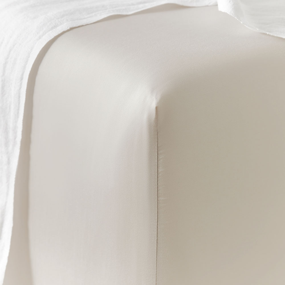 Worlds Softest Cotton Sand Fitted Sheet Separates Adairs