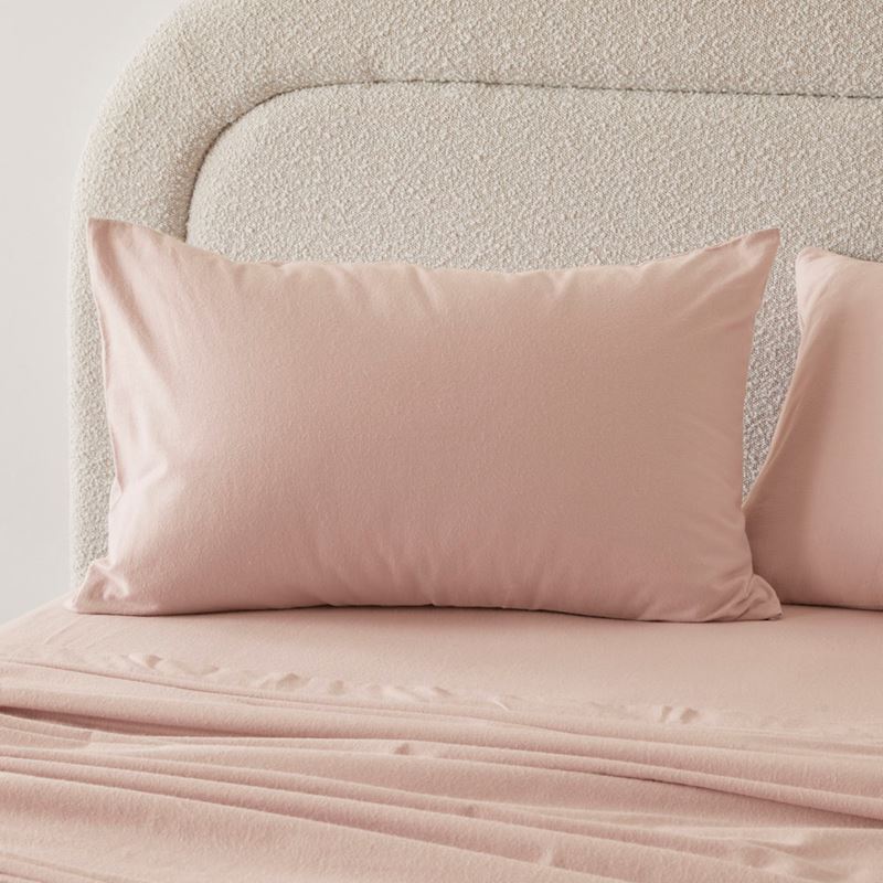 Flannelette Pink Plain Dye Sheet Separates