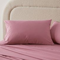 Flannelette Mauve Plain Dye Pillowcases