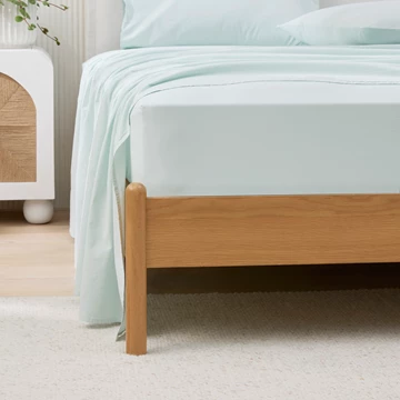 Stonewashed Cotton Chalk Blue Sheet Separates