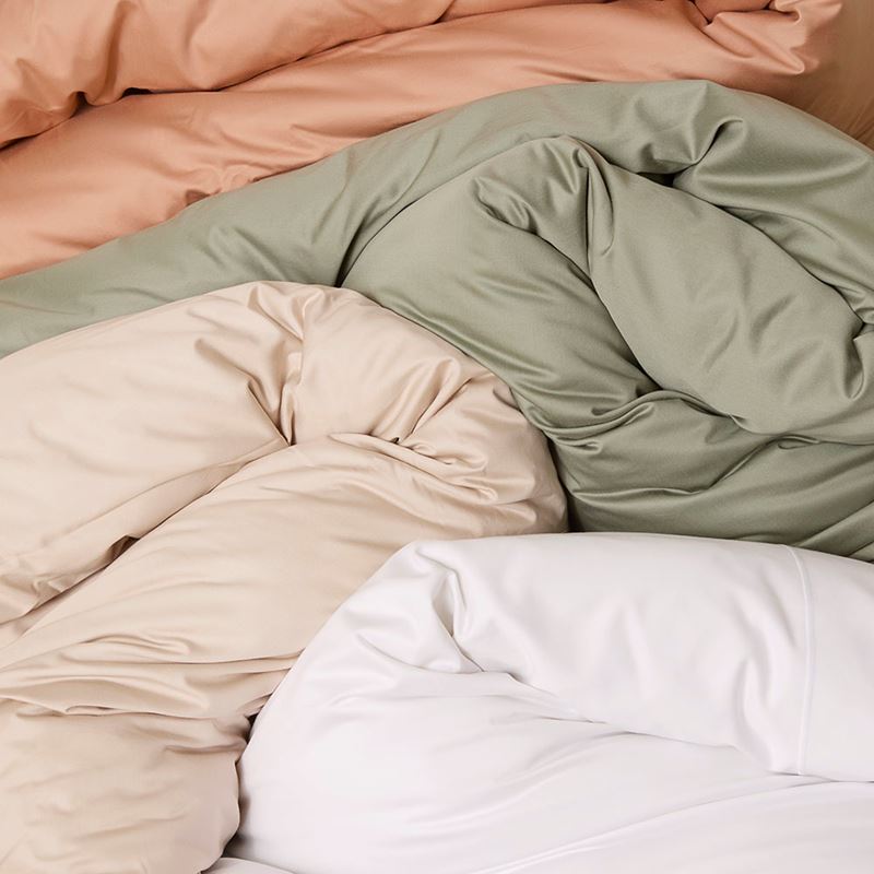 600TC Bamboo Cotton Natural Quilt Cover Separates