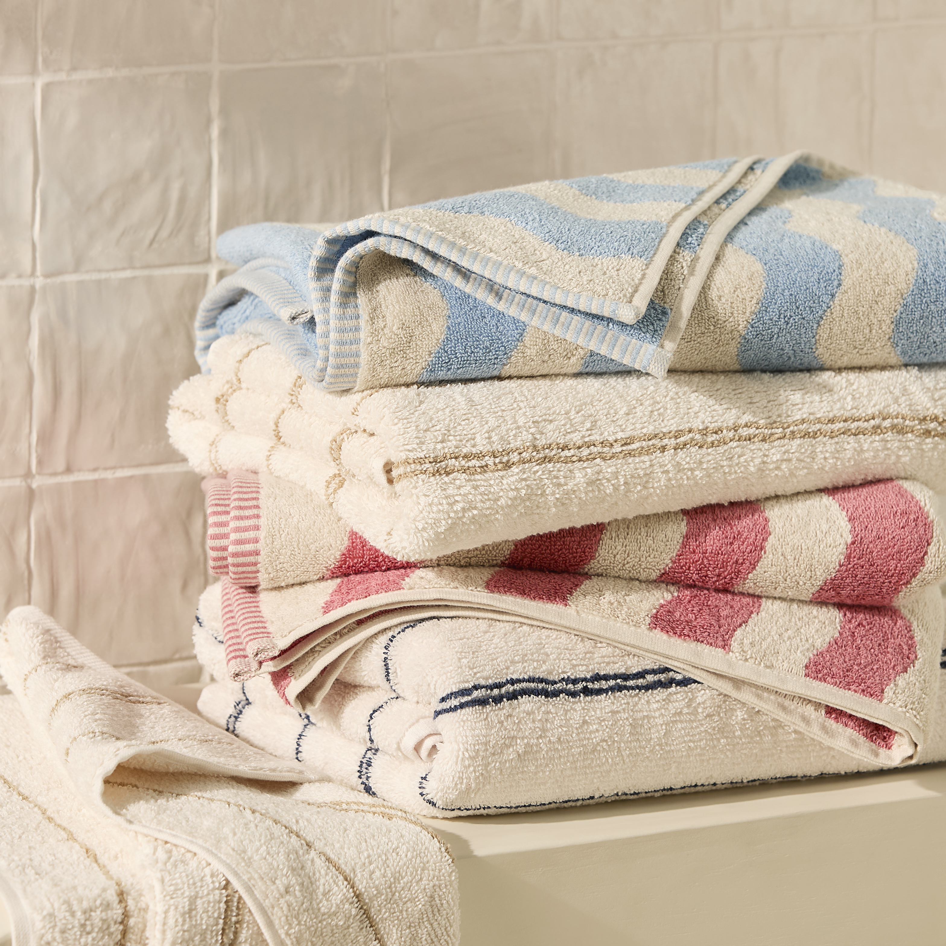 Stripe towels hotsell