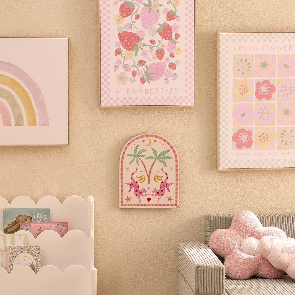 Adairs Kids - Summer Strawberry Wall Art | Adairs