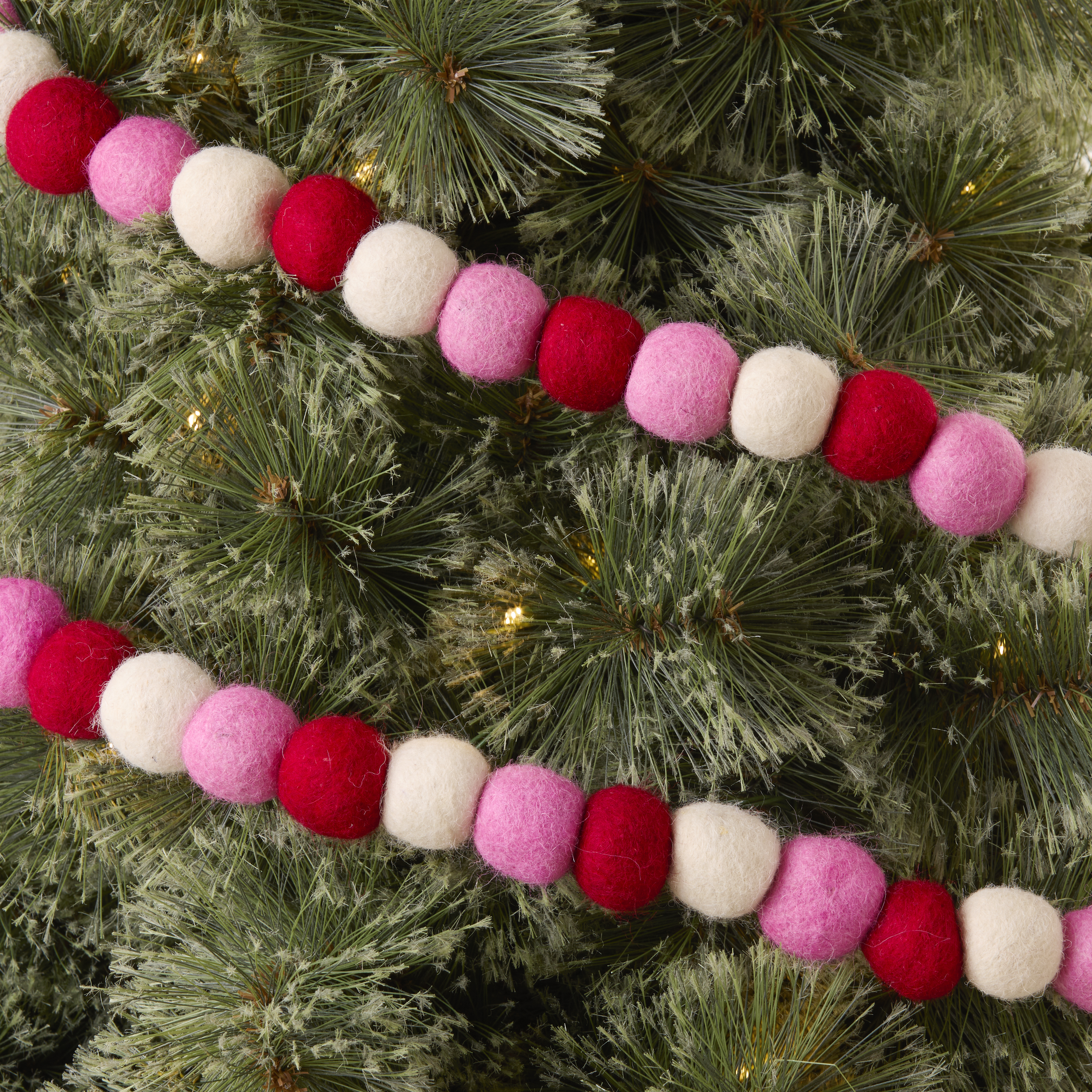 Best HD Pictures about  Felt Pom Pom Garland  with No AI Images
