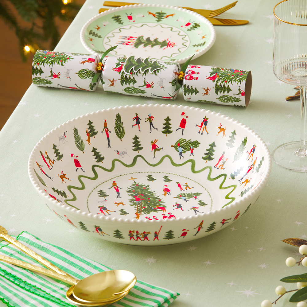 Christmas Serving Bowl