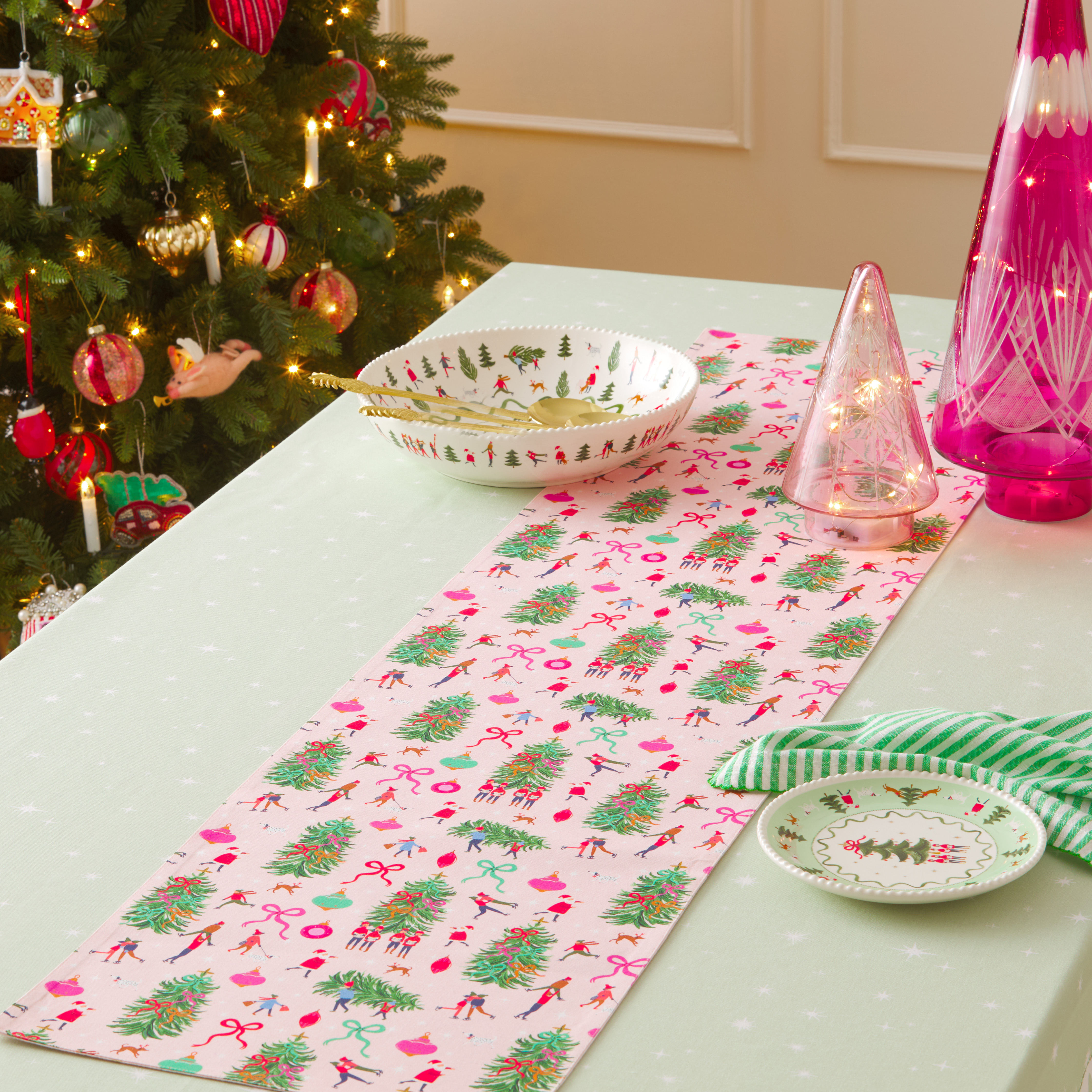 Christmas Merry & Bright Table Runner | Adairs