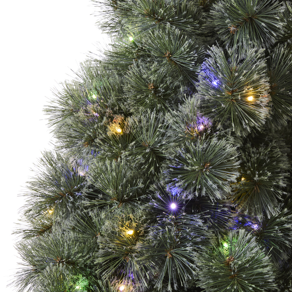 Green Pine Cashmere Christmas Tree and Pinecones
