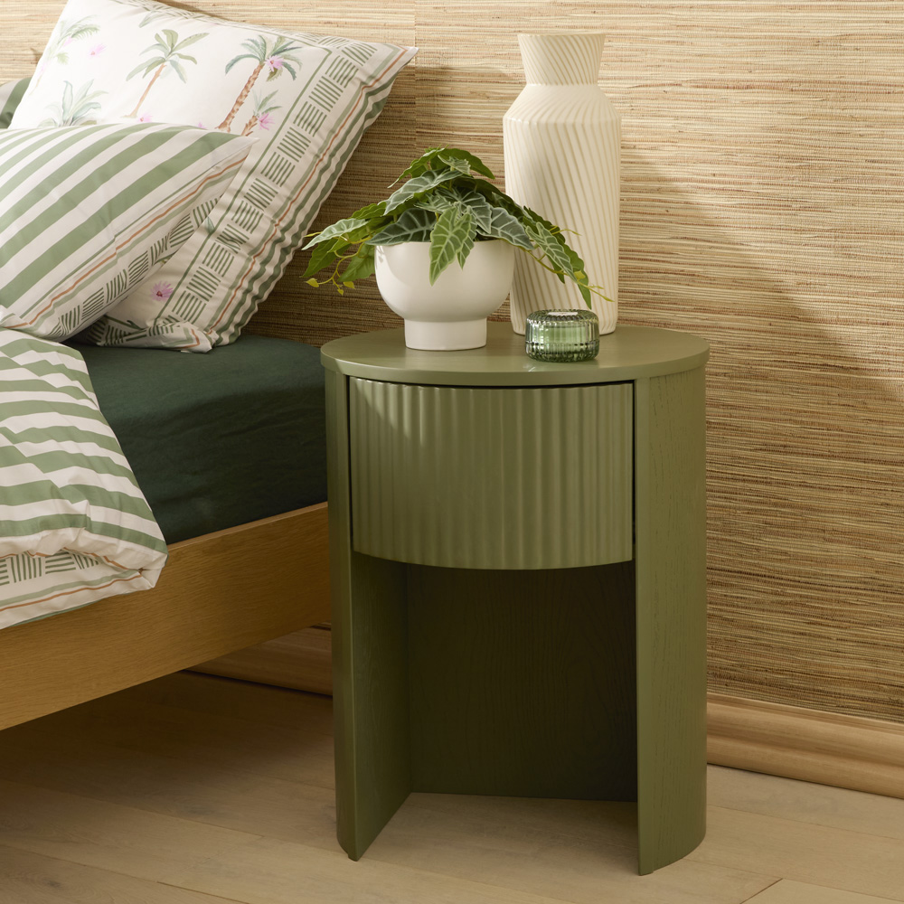 Moss Bedside Table Adairs