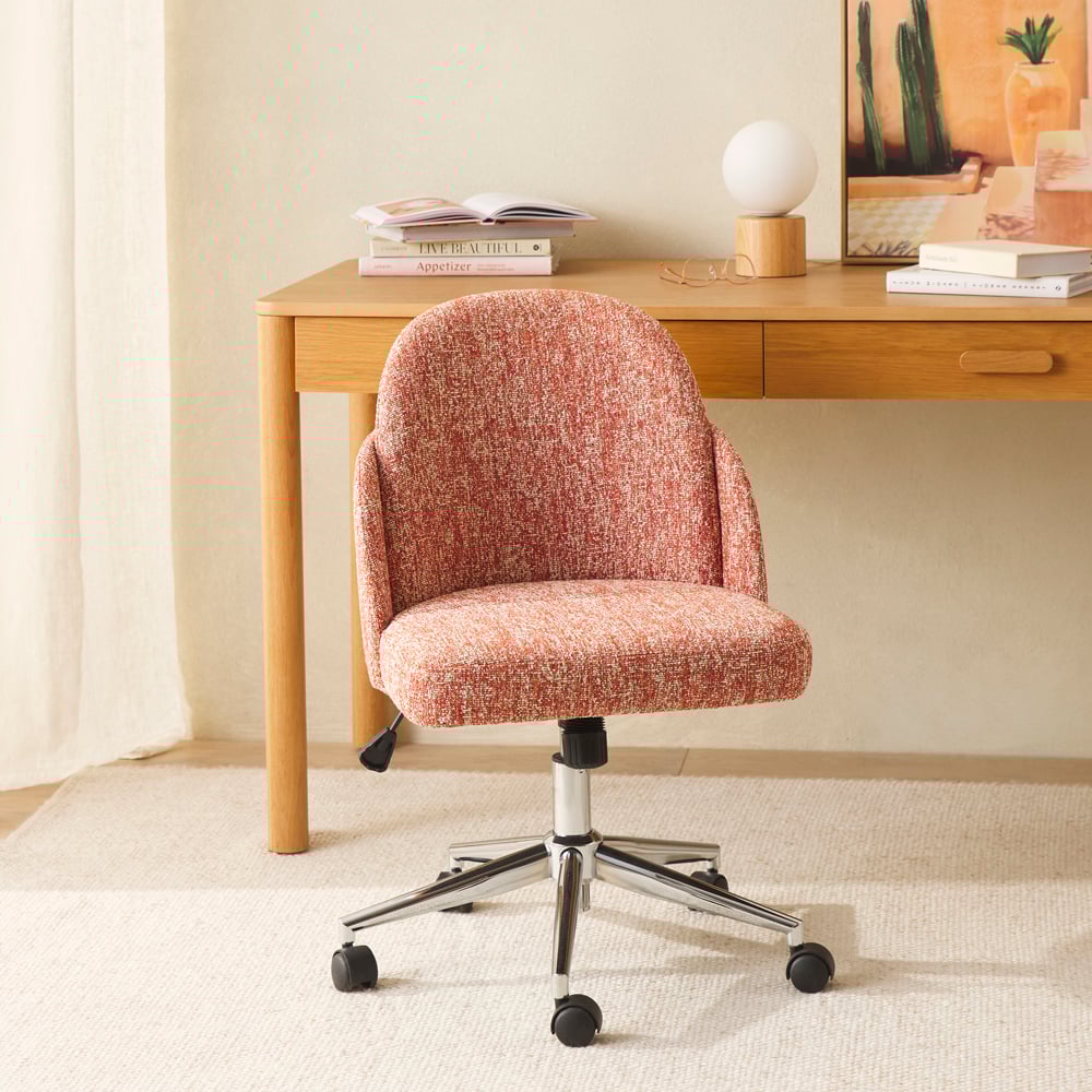 Swivel Desk Furniture Dusty Rose Desk Chair Mainstay Brandclub