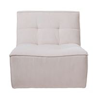 Otis Cream Corduroy 1 Seater Lounge Chair