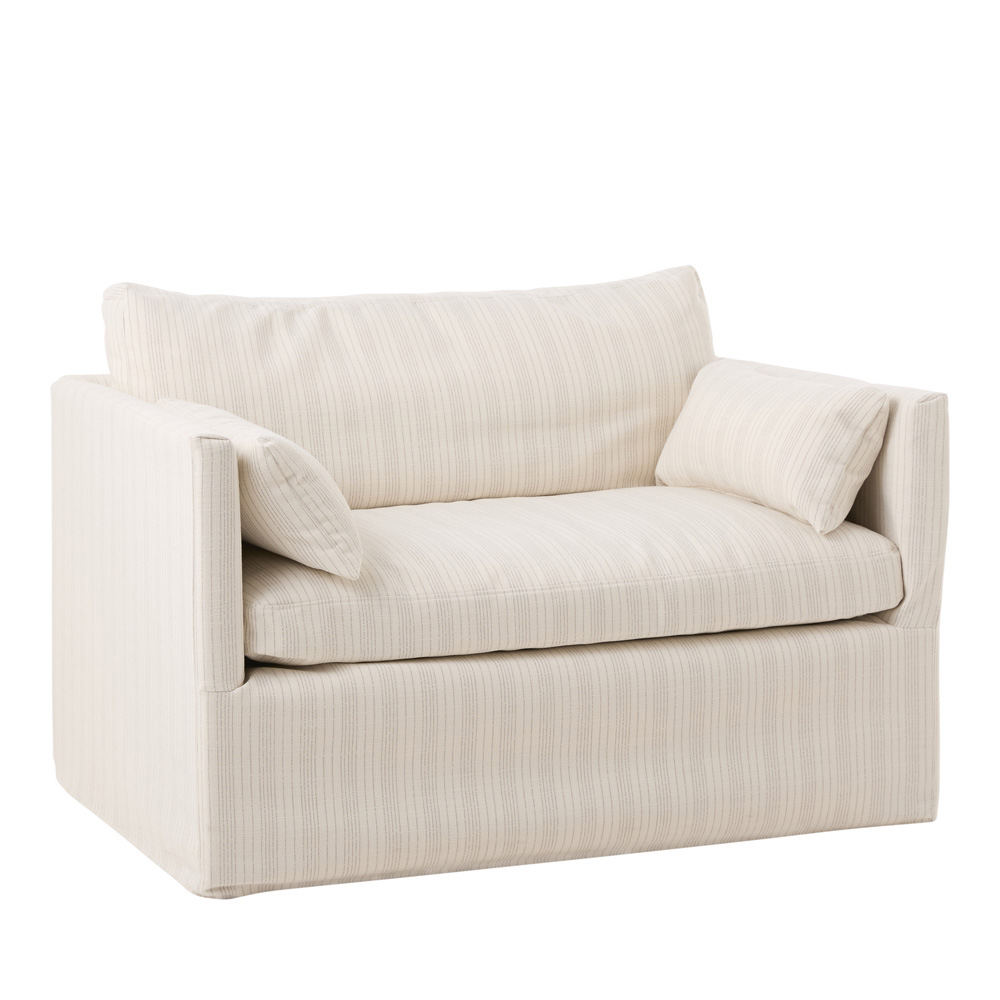 Stockholm Natural Stripe Chair Adairs