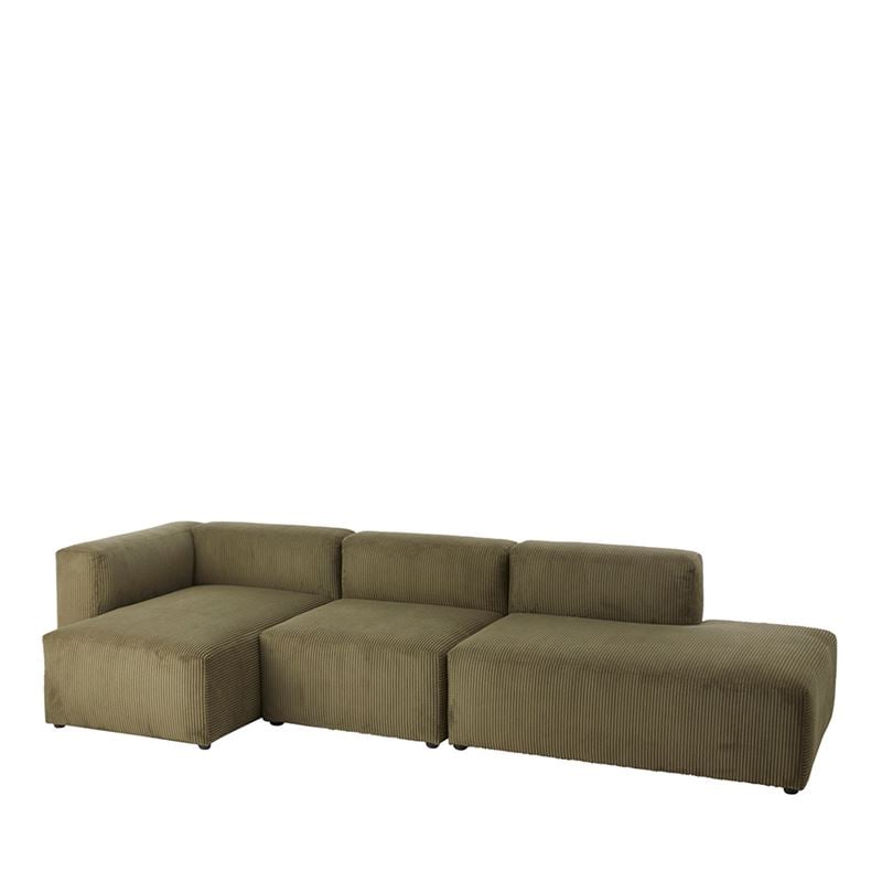 Tulsa Forest Corduroy Right Modular Lounge Chair