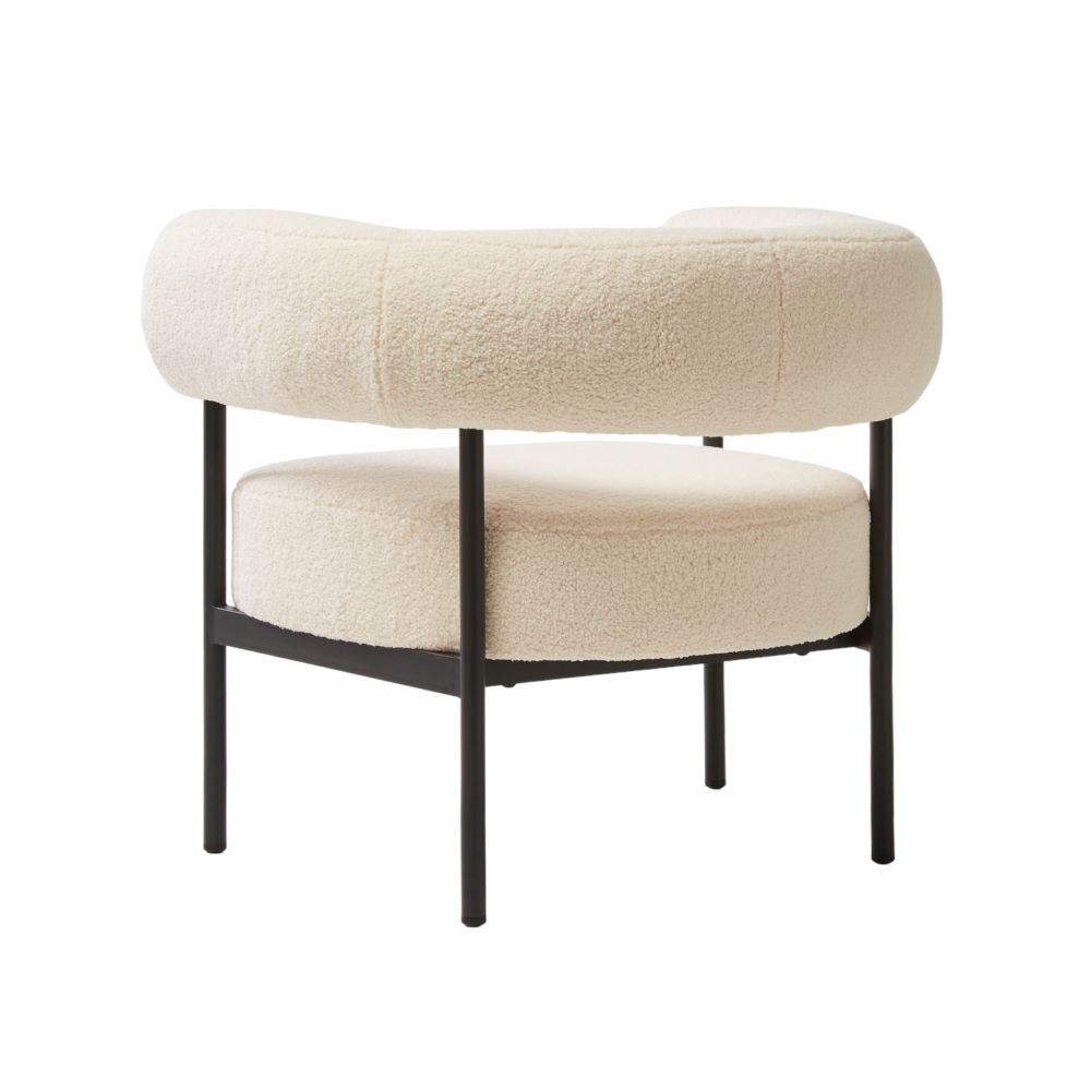 Milroy Vanilla Teddy Chair Adairs