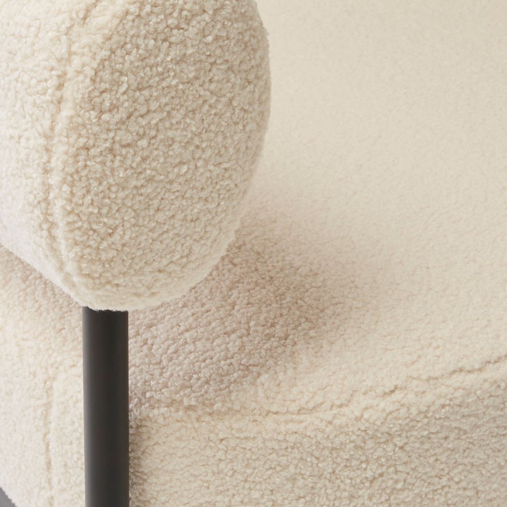 Milroy Vanilla Teddy Chair Adairs