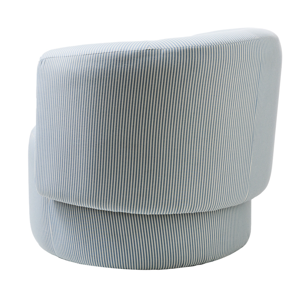 Essay Light Blue Stripe Chair Adairs