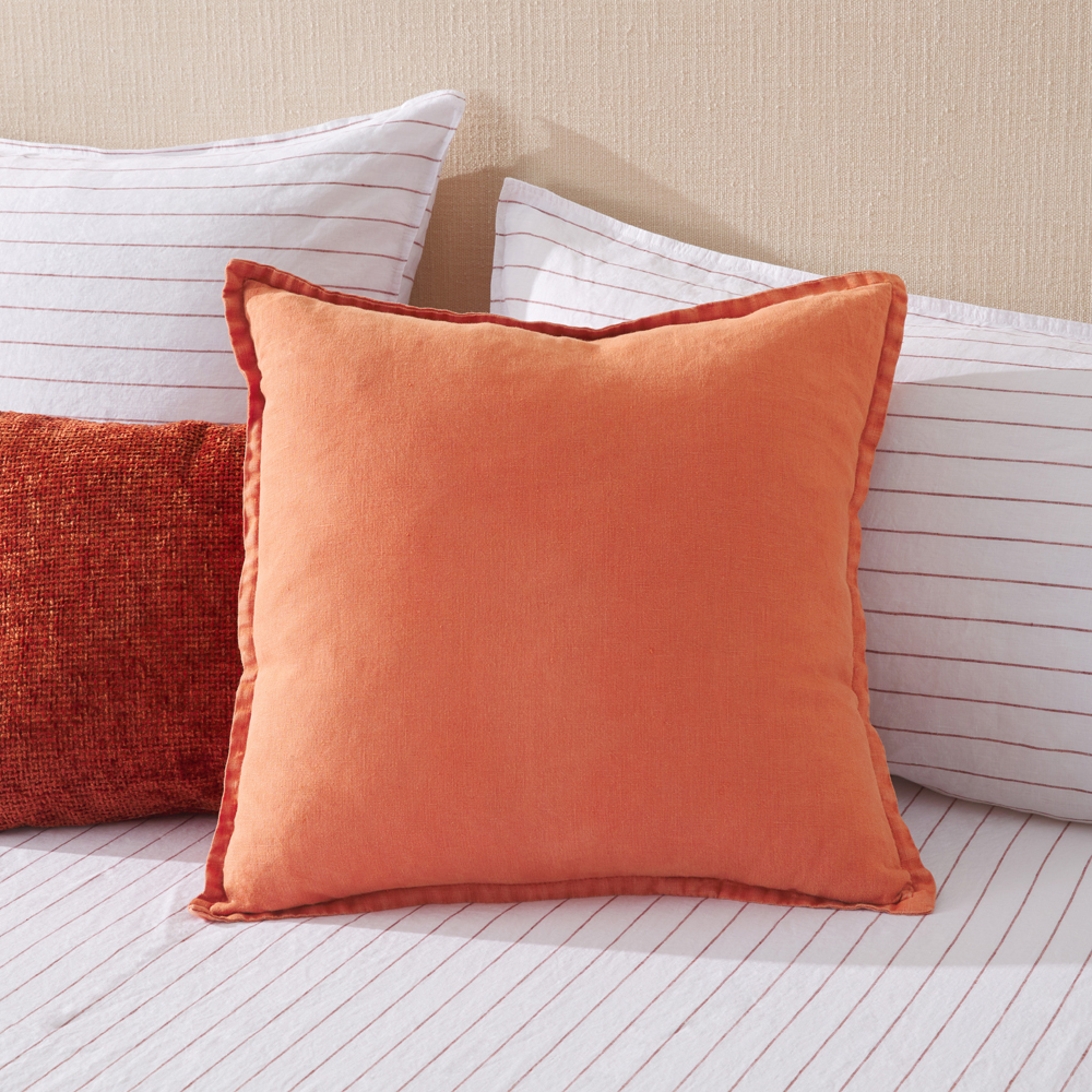 burnt orange pillows
