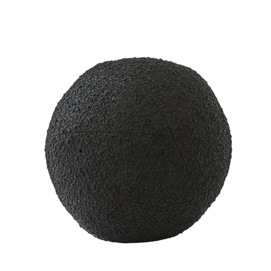 Boucle Black Ball Cushion