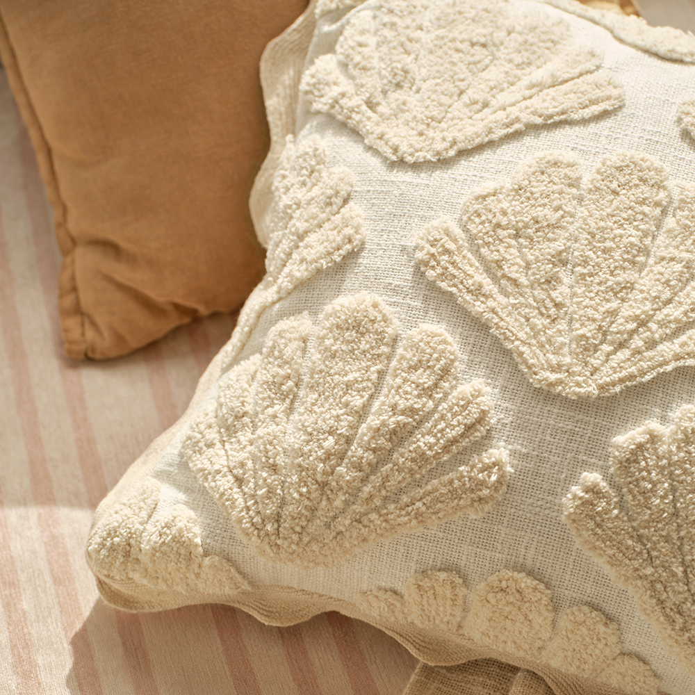 Sydney Natural Shell Cushion | Adairs