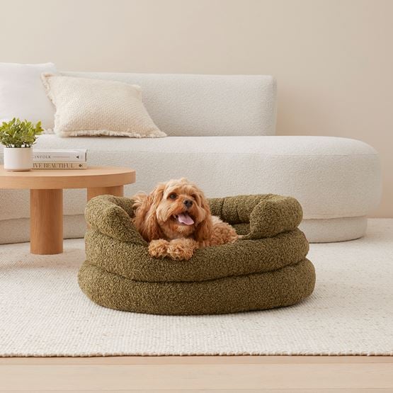 Ziggy Forest Sherpa Pet Bed