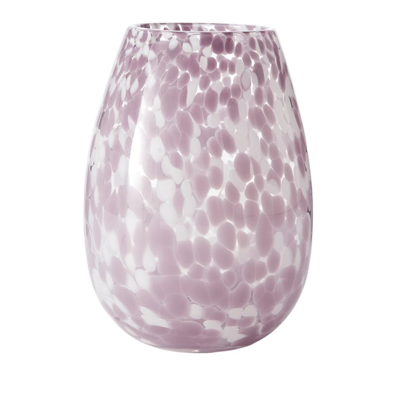 Speckle Lilac & White Vase