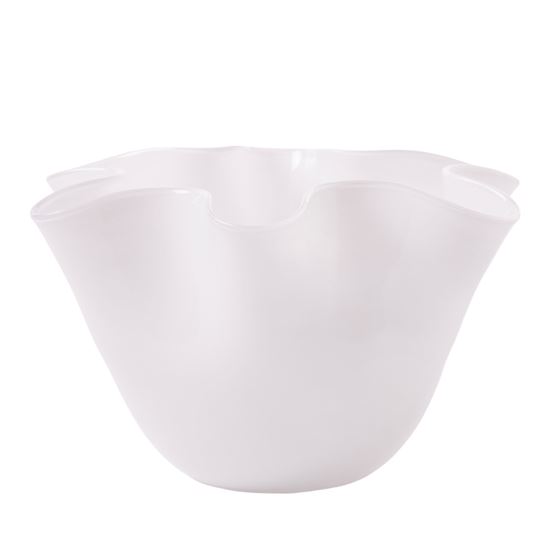 Fluted White Bowl