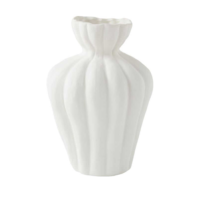 Willow White Large Vase