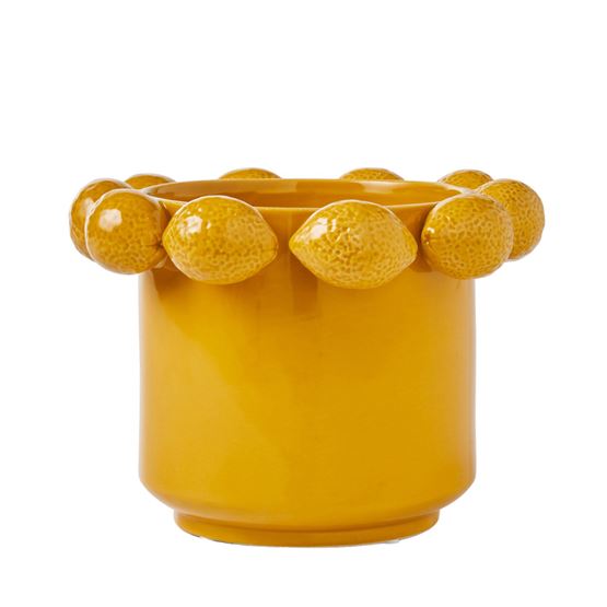 Lemon Yellow Pot