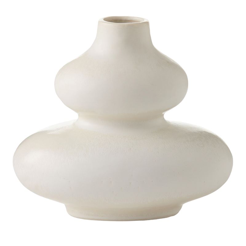Rotunda Ivory Short Vase
