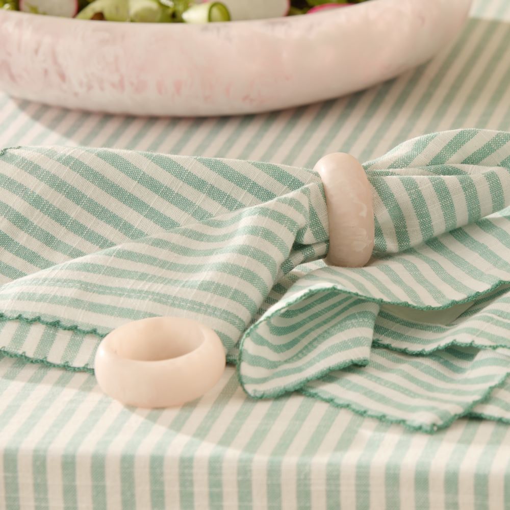 Calypso Rose Pink Resin Napkin Rings Pack of 2 Adairs