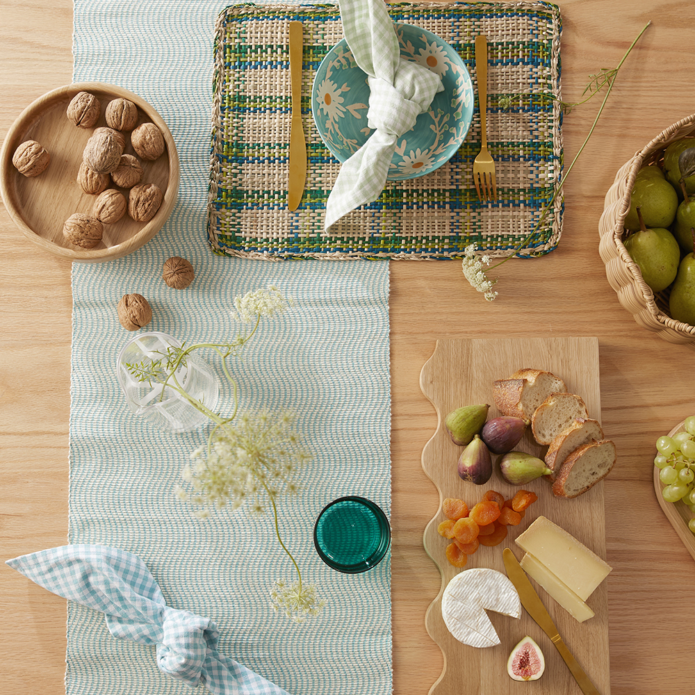 Malta Green Gingham Placemat Adairs