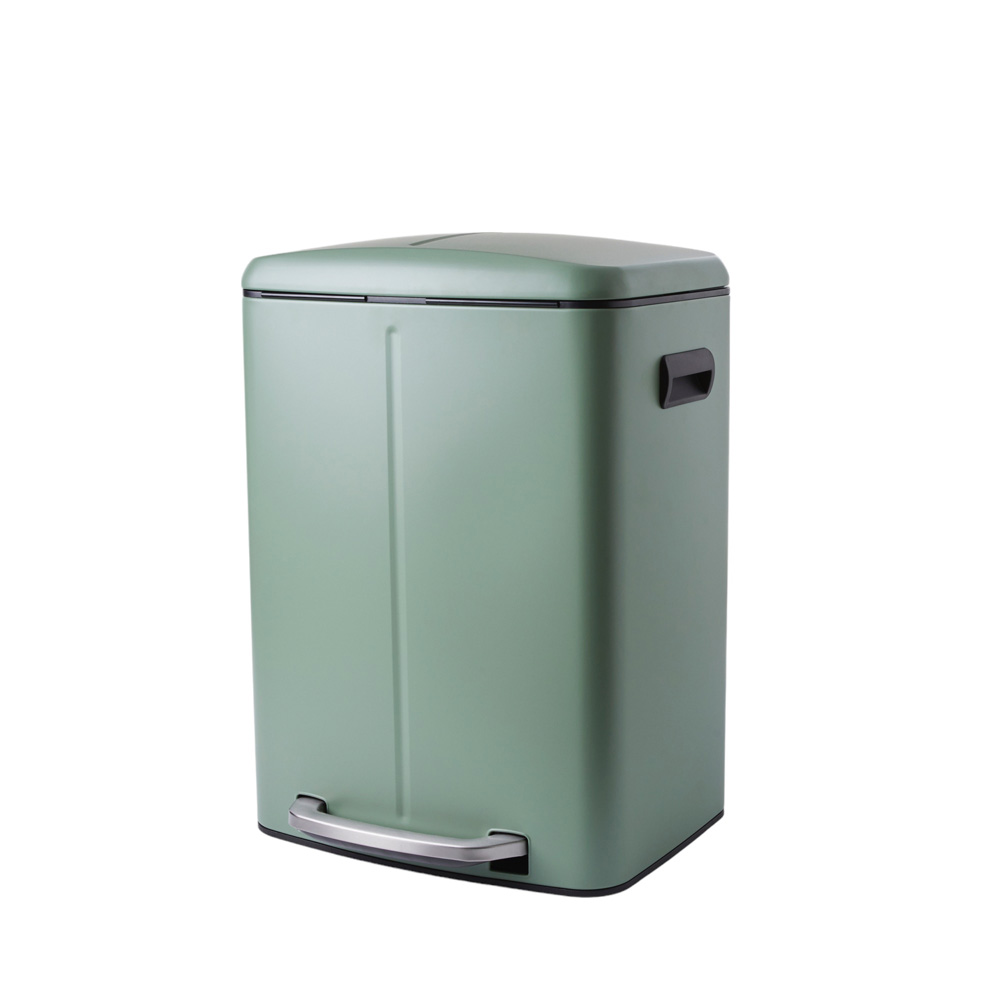 Retro Green Double Kitchen Bin | Adairs