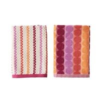 Mimi Spiced Berry Cotton Bamboo Tea Towel Pack of 2