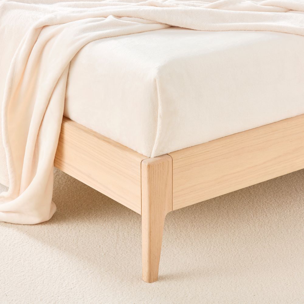 Aspen Natural Fleece Blanket Adairs