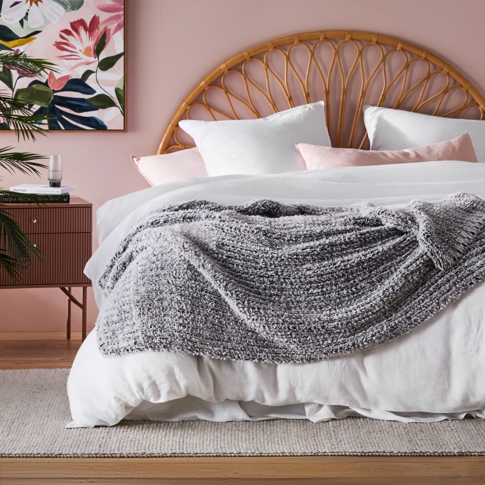 Adairs grey throw deals