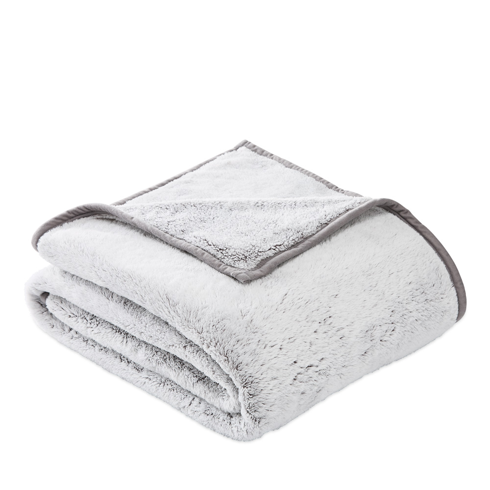 Ultrasoft Silver Frost Blanket Adairs