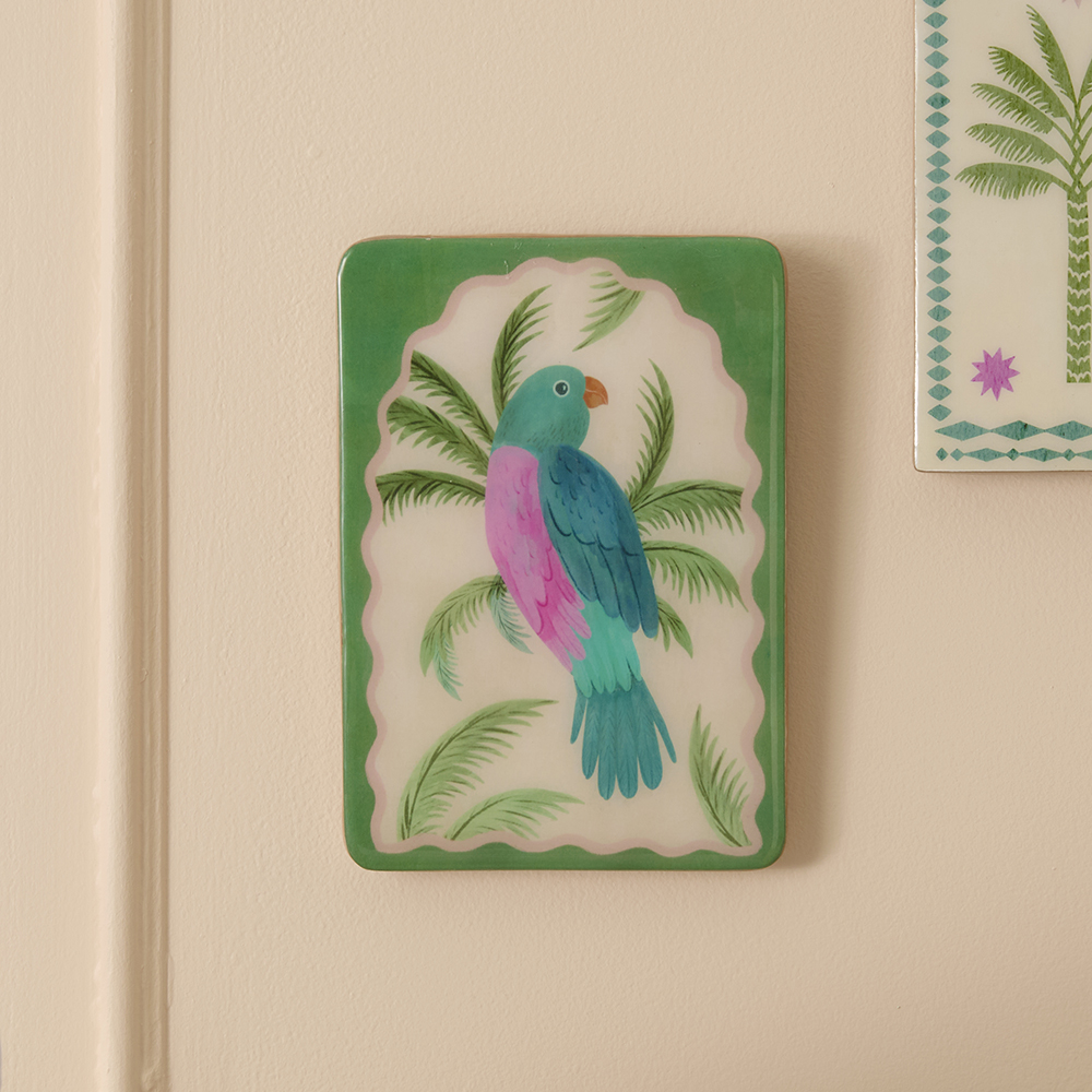 Amazon Small Paradise Bird Timber Wall Art Adairs