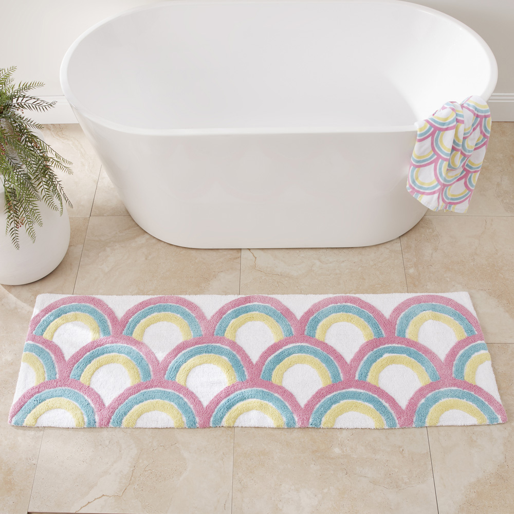 Adairs Kids Rainbow Multi Bath Runner Adairs
