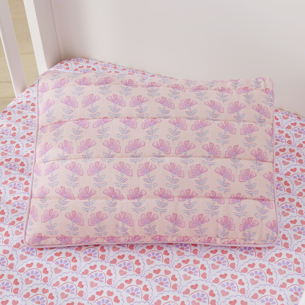 Adairs Kids Nahla Quilted Cot Quilt Cover Set Adairs