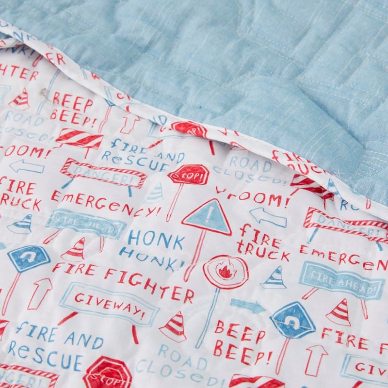 Charlie Transport Rescue Crew Coverlet 