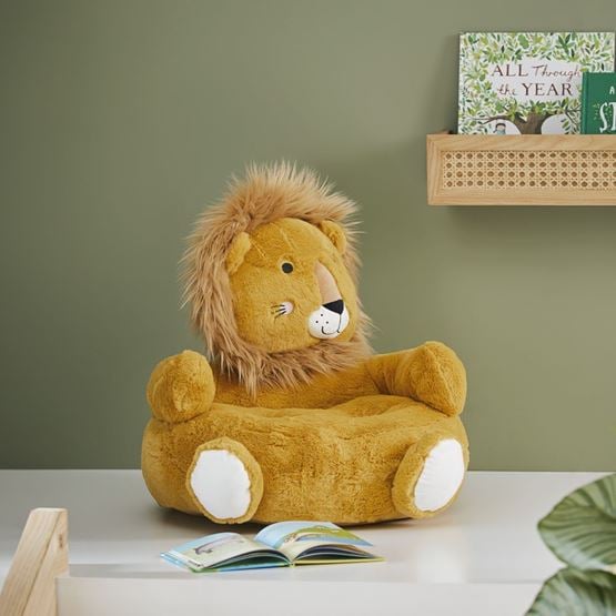 Leo Lion Mustard Cuddle Chair