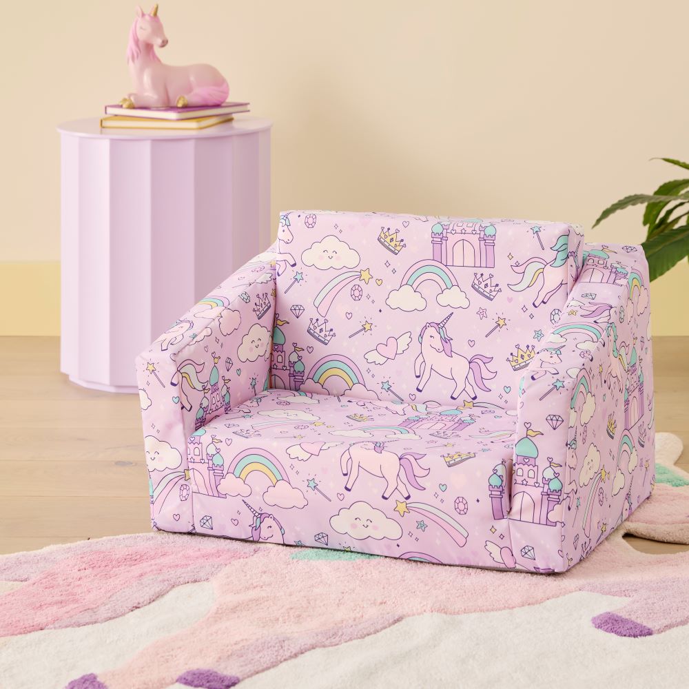 Adairs Kids Unicorn Fantasy Flip Out Sofa Adairs