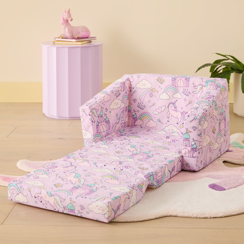 Adairs Kids Unicorn Fantasy Flip Out Sofa Adairs