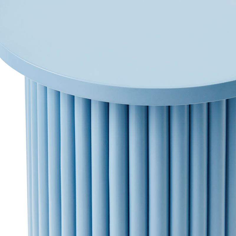 Murphy Blue Round Side Table