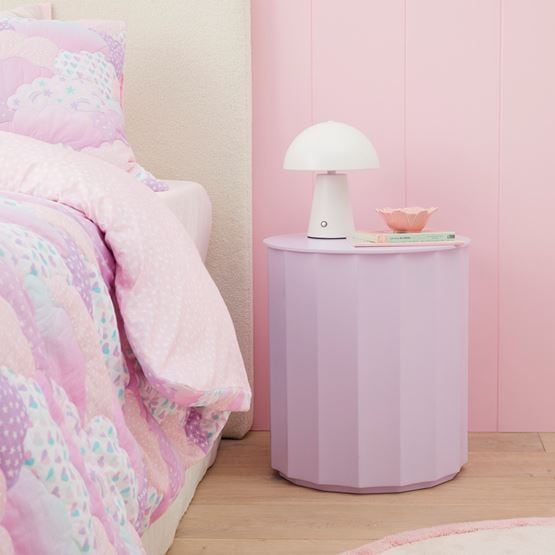 Frankie Lilac Side Table