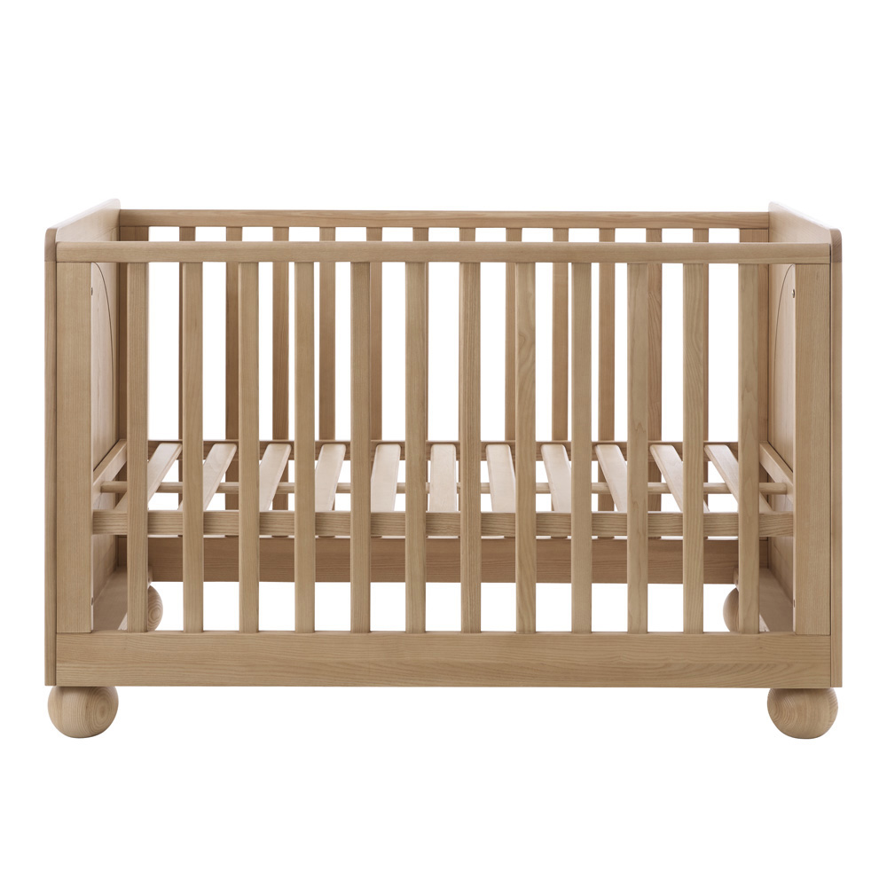 Beau Natural Rattan Cot - Stylish Nursery Bed
