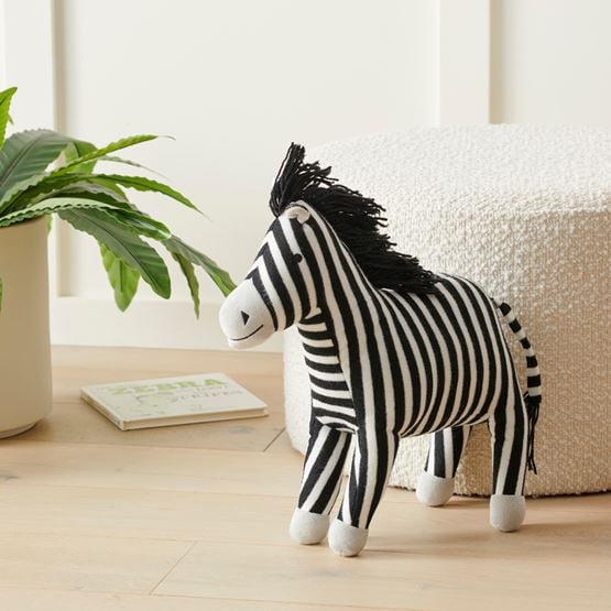 Zed The Zebra Black & White Treasure Toy