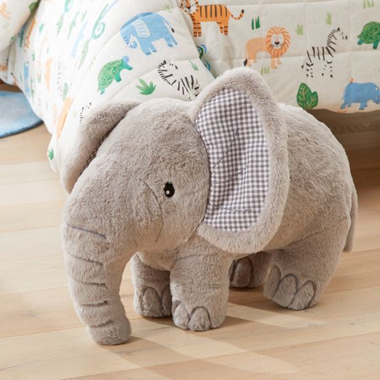 Eddie Elephant Soft Grey Treasure Toy